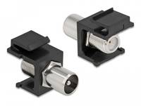 Delock Keystone Module IEC male > F female - Modulare Eingabe