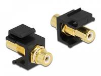 Delock Keystone Module RCA female > RCA female - Modularer Einschub (Kopplung)