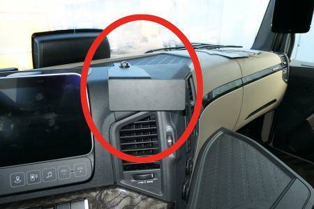 Brodit 213558, Tragbarer Rechner, Handy/Smartphone, Navigator, Passive Halterung, Auto, Schwarz