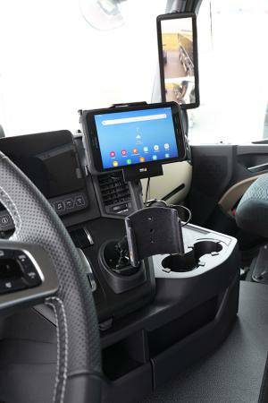 Brodit 213558, Tragbarer Rechner, Handy/Smartphone, Navigator, Passive Halterung, Auto, Schwarz