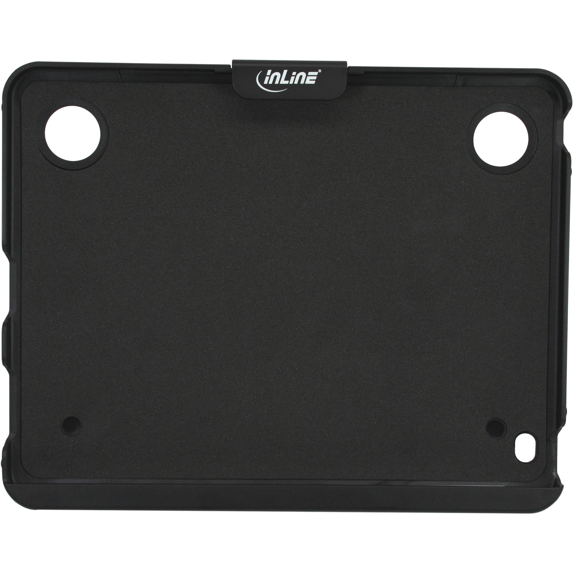 InLine - Aufstellung für Tablett - verriegelbar - Schwarz - für Apple iPad (3. Generation)
