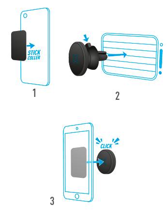 Mobilis 044004, Handy/Smartphone, Passive Halterung, Auto, Schwarz