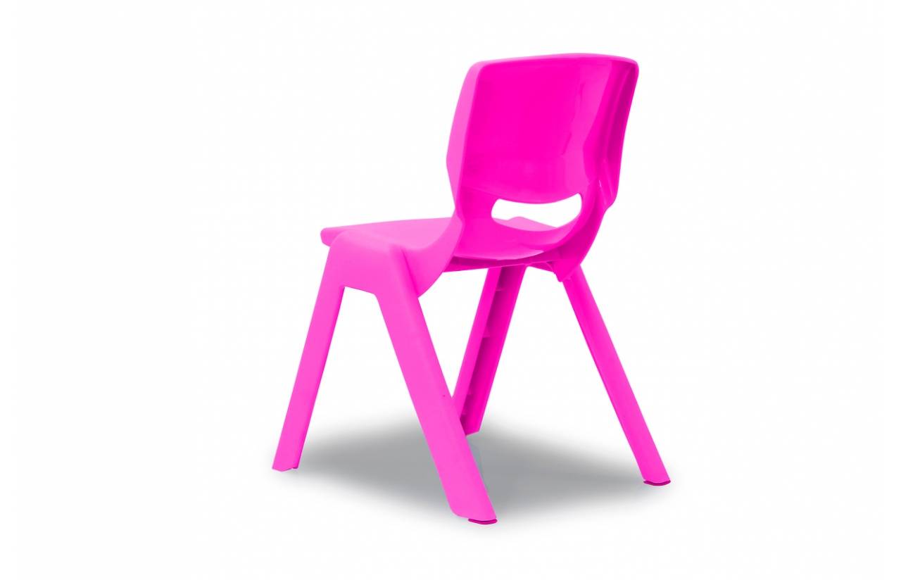 Jamara Kinderstuhl Smiley bis 100 KG pink, Baby-/Kinderstuhl, Kunststoff, Pink, 100 kg