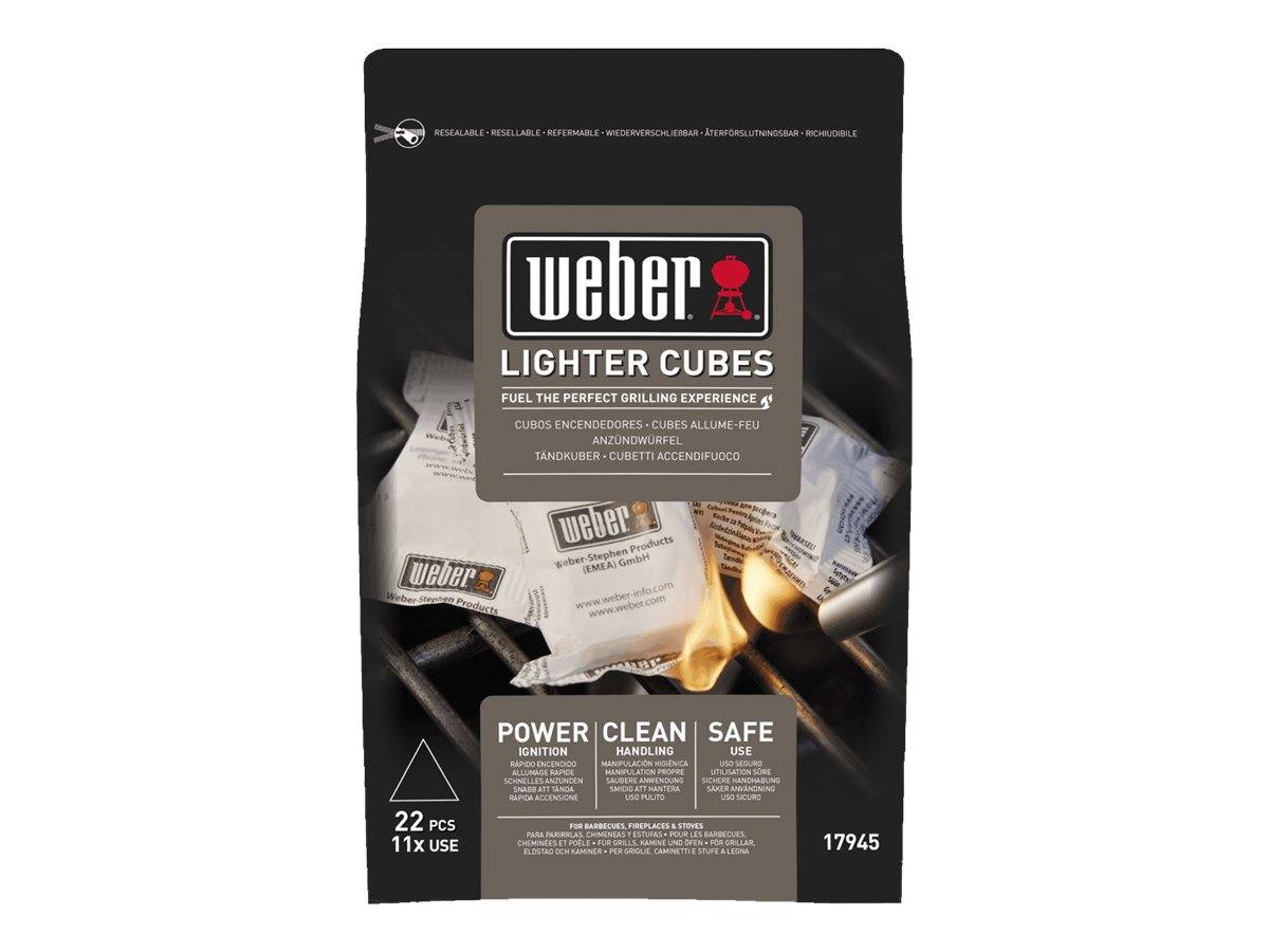 Weber - Anzündwürfel - für BBQ-Grill (Packung