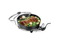 Princess Grillpfanne Multi Wonder Chef Pro, 6 l, Schwarz, Glas, 215 °C, 2000 W, 36 cm