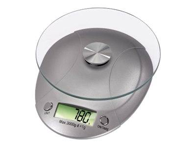 Xavax Milla - Küchenwaage - Silber