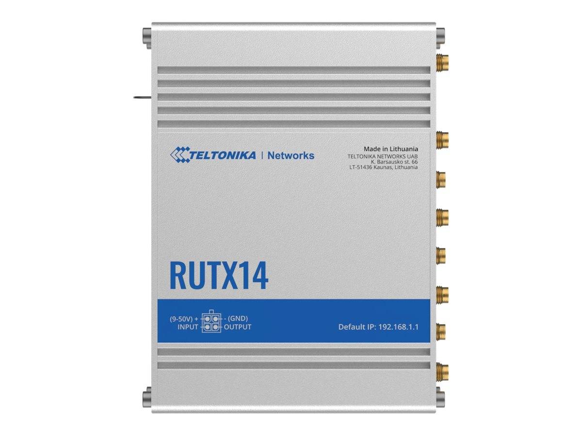 Teltonika RUTX14 - Wireless Router - WWAN 5-Port-Switch