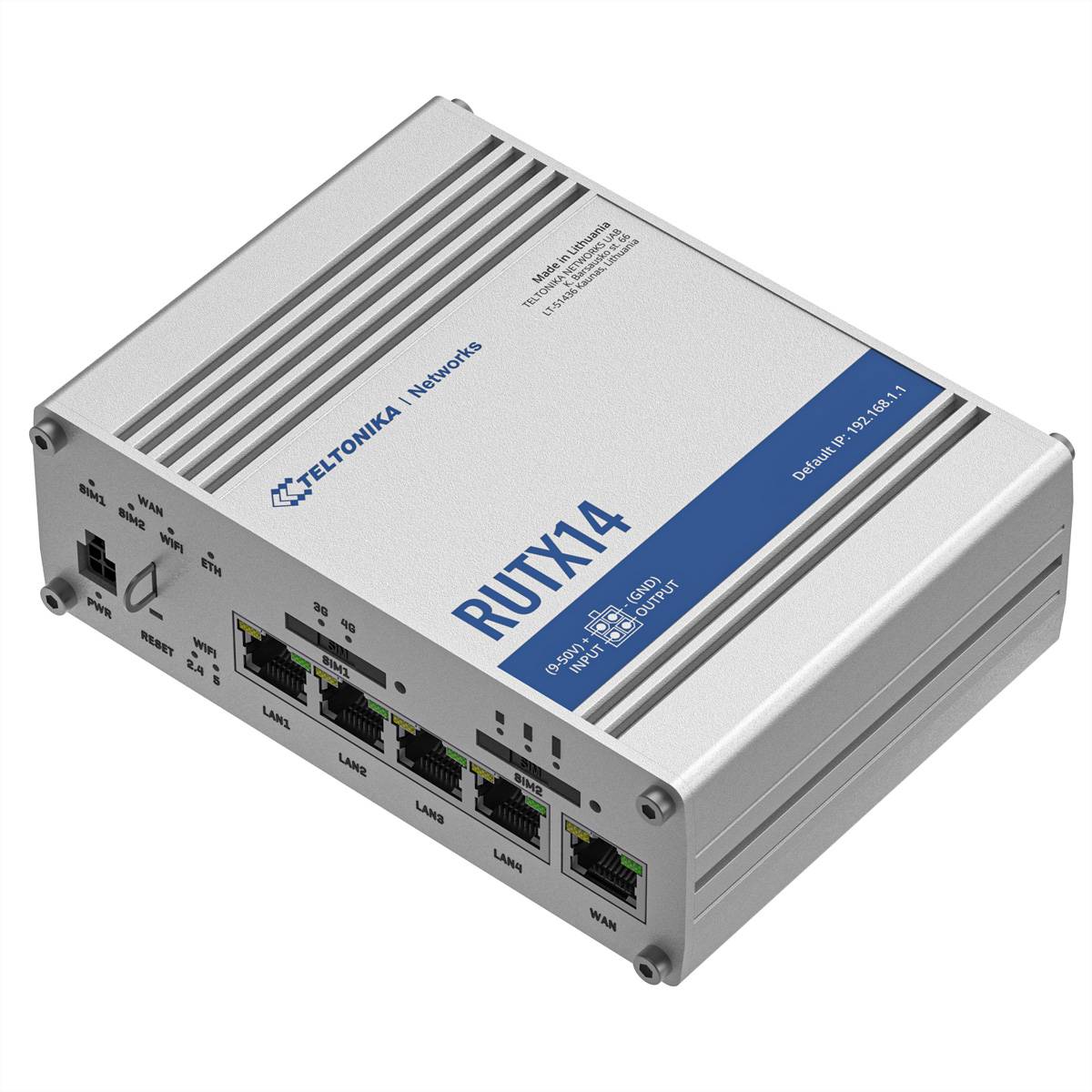 TELTONIKA RUTX14 LTE/4G CAT 12 Industrie Router