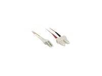 INLINE - LWL Duplex Kabel - LC/SC - 50/125µm - OM2 - 5m