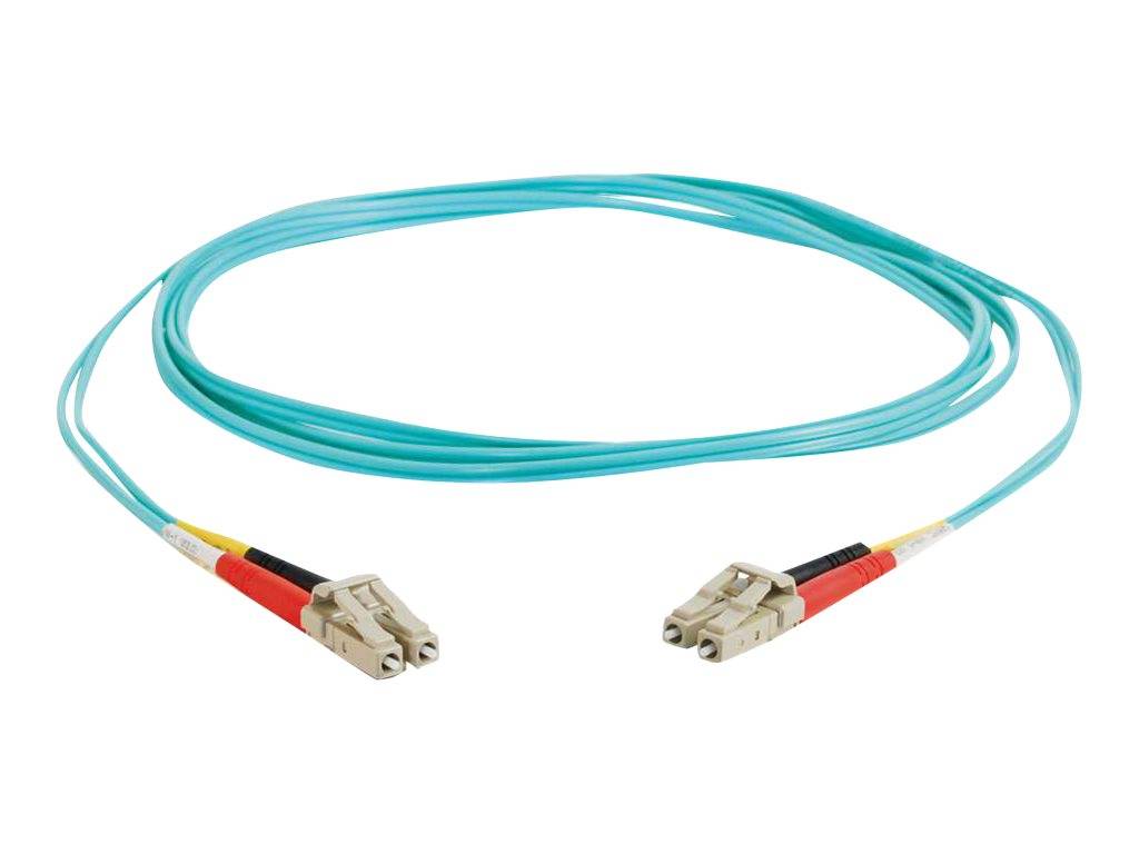 C2G LC-LC 10Gb 50/125 OM3 Duplex Multimode PVC Fiber Optic Cable (LSZH)