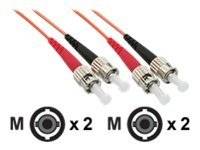 INLINE - LWL Duplex Kabel - ST/ST - 50/125µm - OM2 - 2m