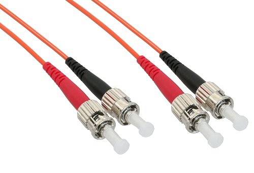 INLINE - LWL Duplex Kabel - ST/ST - 50/125µm - OM2 - 2m