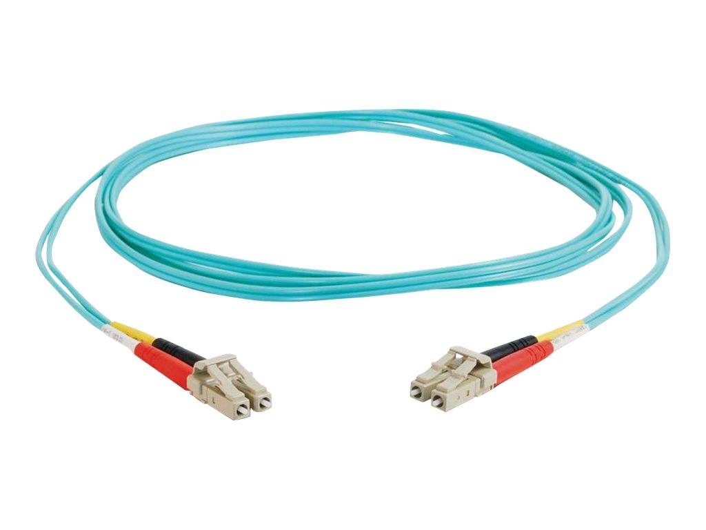 C2G LC-LC 10Gb 50/125 OM3 Duplex Multimode PVC Fiber Optic Cable (LSZH)
