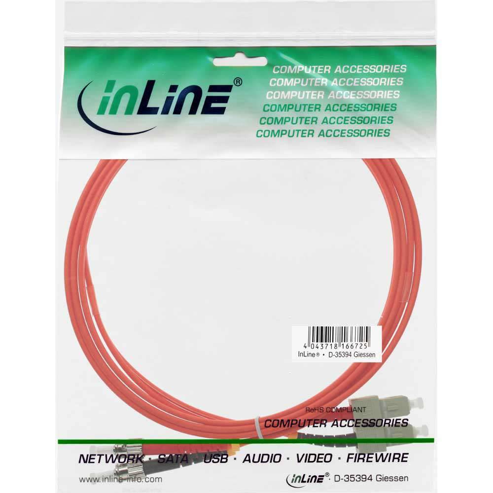 InLine - Patch-Kabel - SC multi-mode (S) bis ST multi-mode (S)