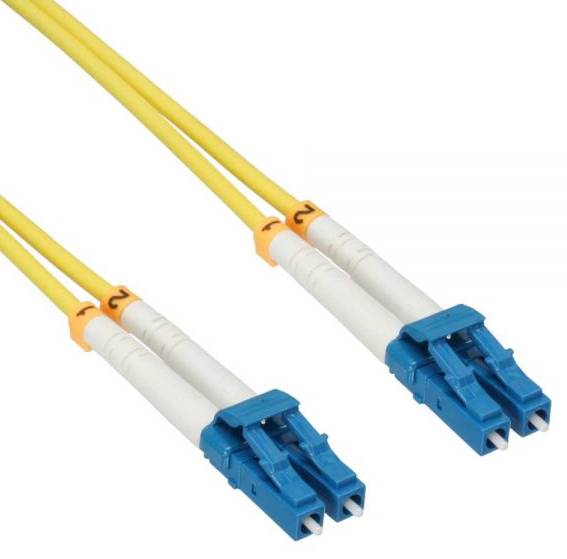 INLINE - LWL Duplex Kabel - LC/LC - 9/125µm - OS2 - 0,5m