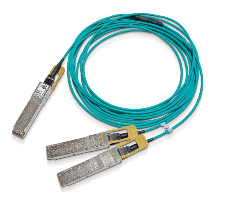 Mellanox LinkX 200Gb/s to 2x100Gb/s Active Splitter Fiber Cable