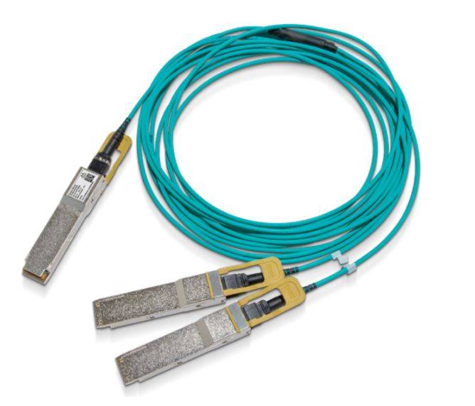 Mellanox LinkX 200Gb/s to 2x100Gb/s Active Splitter Fiber Cable