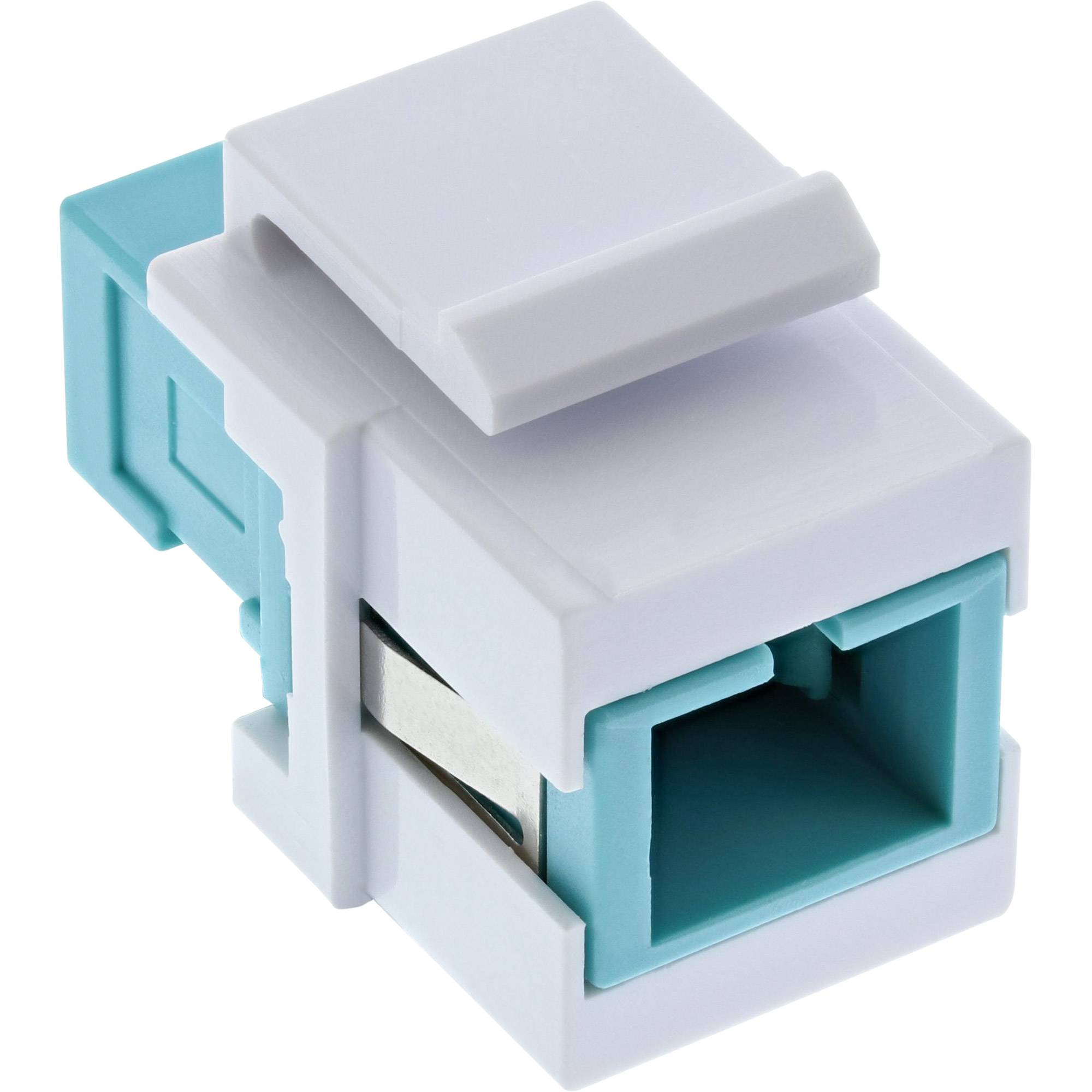 INLINE - LWL Keystone Snap-in Kupplung - Simplex SC/SC - multimode - Keramik-Hülse