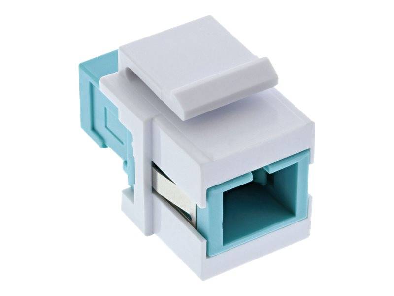 INLINE - LWL Keystone Snap-in Kupplung - Simplex SC/SC - multimode - Keramik-Hülse