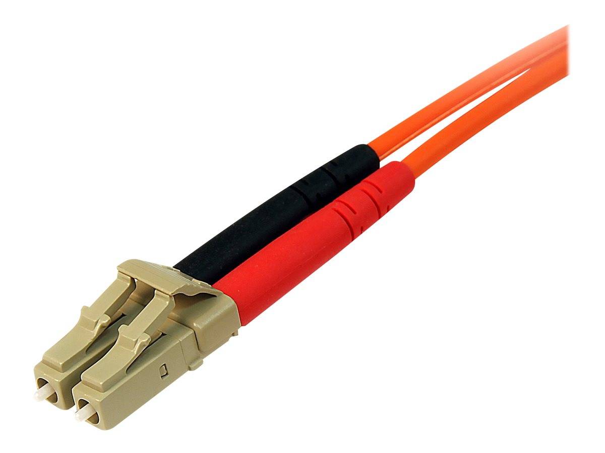 StarTech.com 15m Fiber Optic Cable - Multimode Duplex 50/125 - LSZH - LC/LC - OM2 - LC to LC Fiber Patch Cable - Netzwer