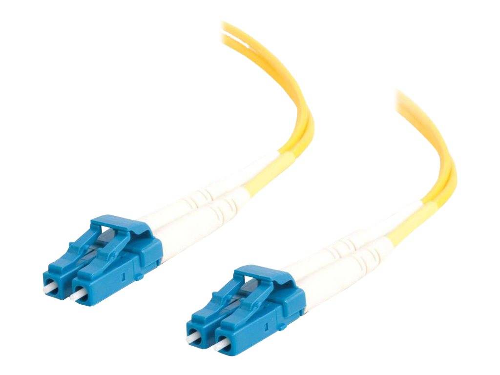 C2G LC-LC 9/125 OS1 Duplex Singlemode PVC Fiber Optic Cable (LSZH)