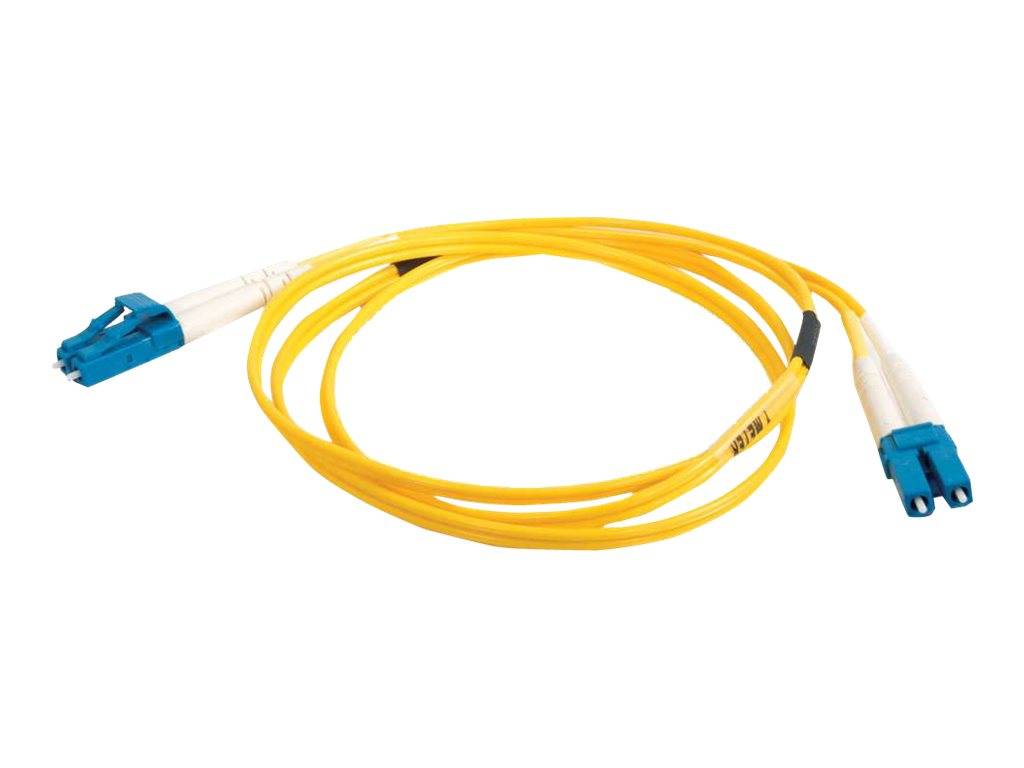 C2G LC-LC 9/125 OS1 Duplex Singlemode PVC Fiber Optic Cable (LSZH)
