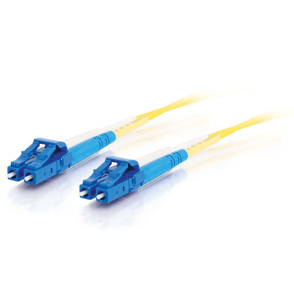 C2G LC-LC 9/125 OS1 Duplex Singlemode PVC Fiber Optic Cable (LSZH)