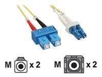 InLine - Patch-Kabel - LC Single-Modus (M) bis SC Single-Modus (M)