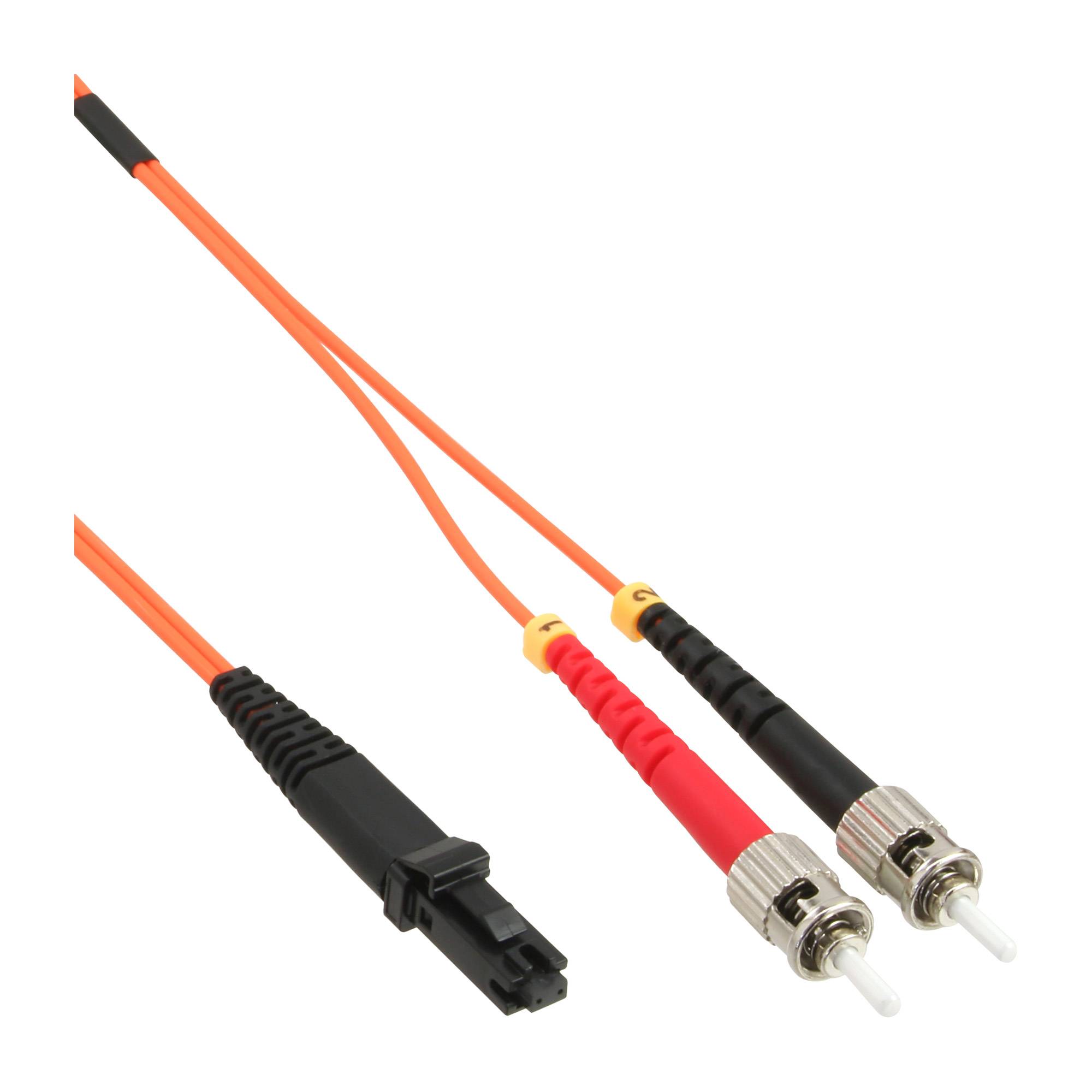 INLINE - LWL Duplex Kabel - MTRJ/ST - 50/125µm - OM2 - 2m