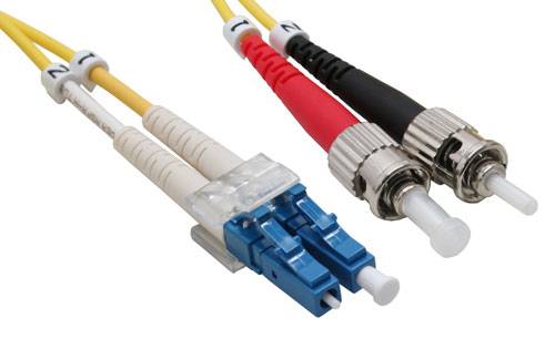 INLINE - LWL Duplex Kabel - LC/ST - 9/125µm - OS2 - 2m