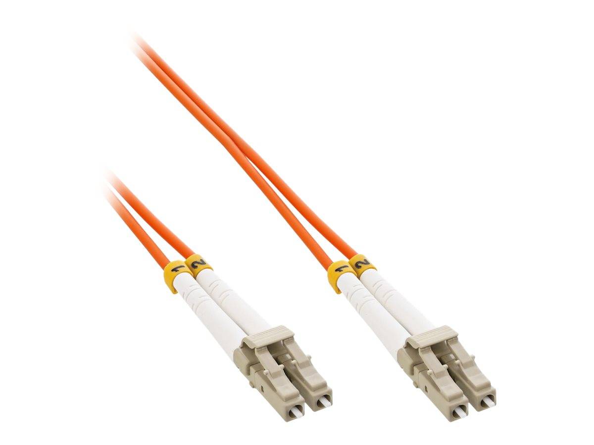INLINE - LWL Duplex Kabel - LC/LC - 62,5/125µm - OM1 - 0,5m