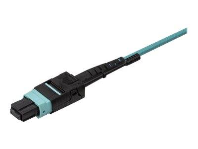 StarTech.com MTP to LC Breakout Cable - 30 ft / 10m - OM3 Multimode - 40Gb - Pull Tab - Plenum - MPO / MTP Connector - Fiber Optic Cable