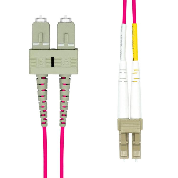 ProXtend FO-LCSCOM4D-005, 5 m, OM4, LC/UPC, SC/UPC, Männlich