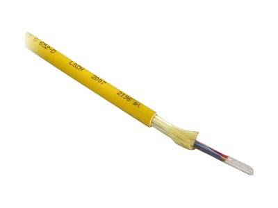 Verlegekabel Innen/Außen A/I-DQ (ZN) BH 9/125µ OS2, 4 Fasern, BauPVO Dca, LSZH