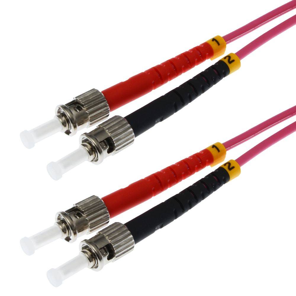 Helos - Patch-Kabel - ST multi-mode (M) zu ST multi-mode (M)