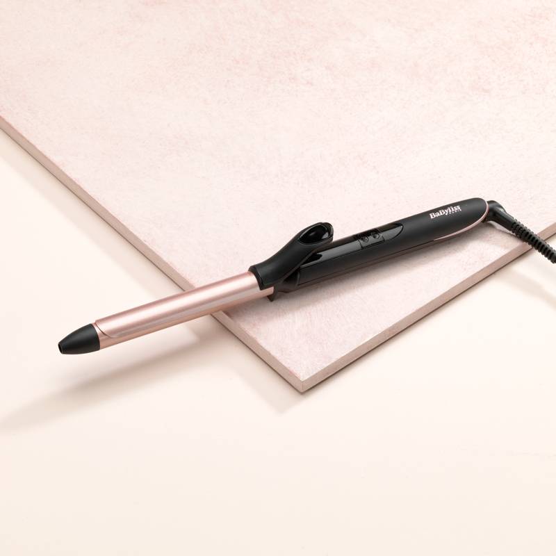 BaByliss 19 mm Curling Tong, Lockenstab, Warm, trockenes Haar, 160 °C, 210 °C, Schwarz, Rosa-Goldfarben