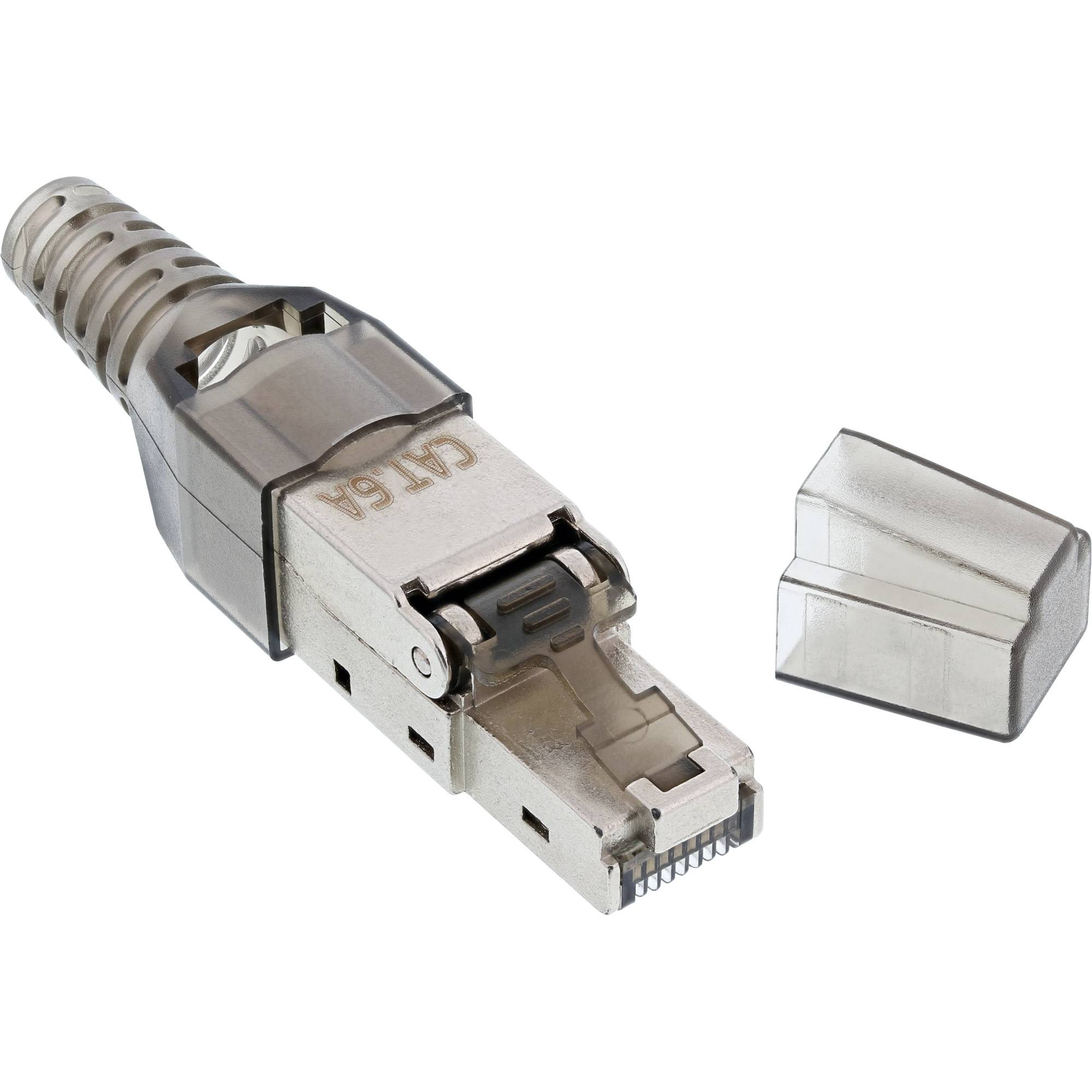 INLINE - RJ45 Stecker Cat.6A 500MHz - feldkonfektionierbar - geschirmt