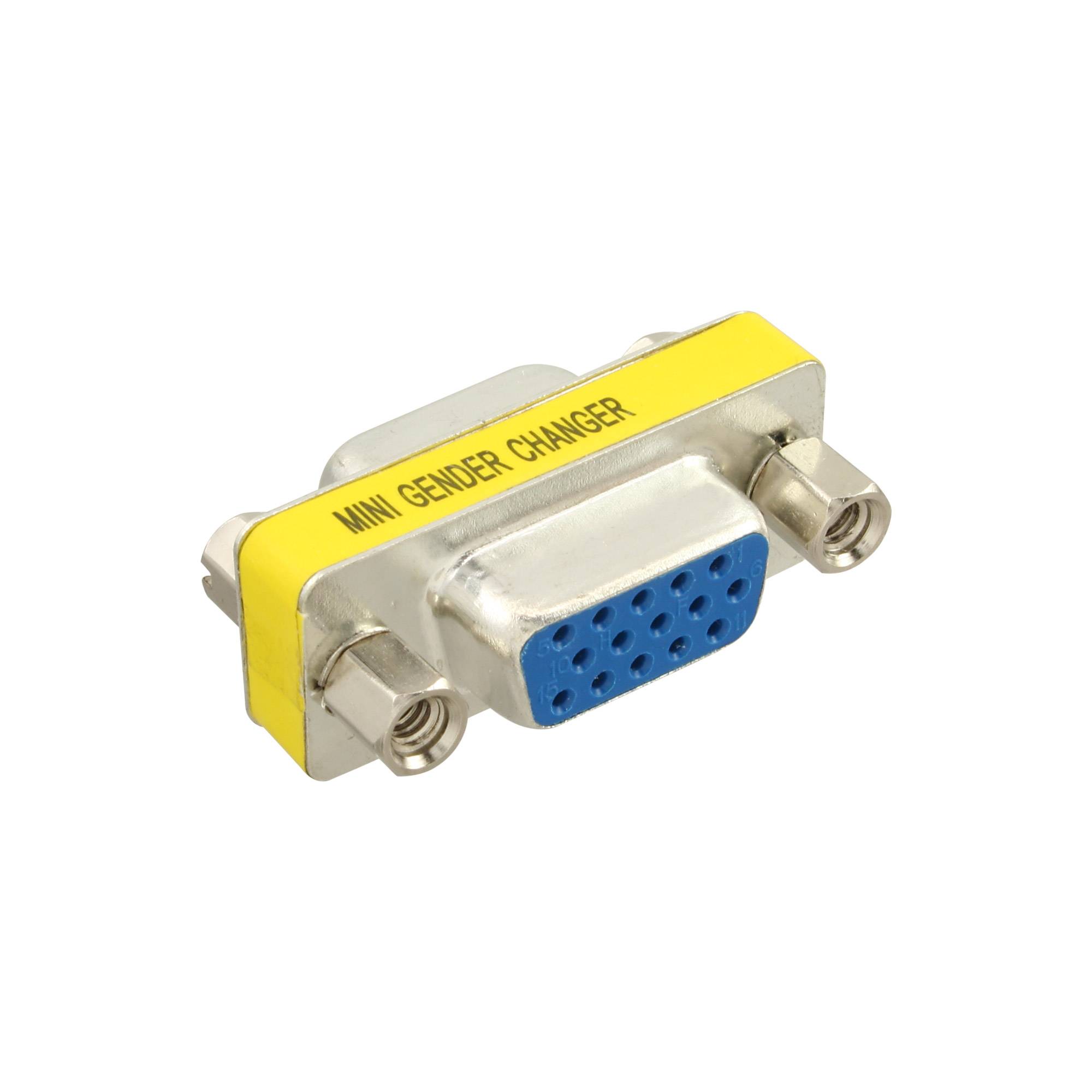 INLINE - Mini-Gender-Changer - 15pol HD (VGA) - Buchse / Buchse