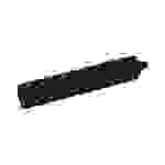 InLine Steckdosenleiste schwarz 6-fach 6x Schutzkontakt 5m Zuleitung mit Kindersicherung 5 m Kunststoff Schwarz
