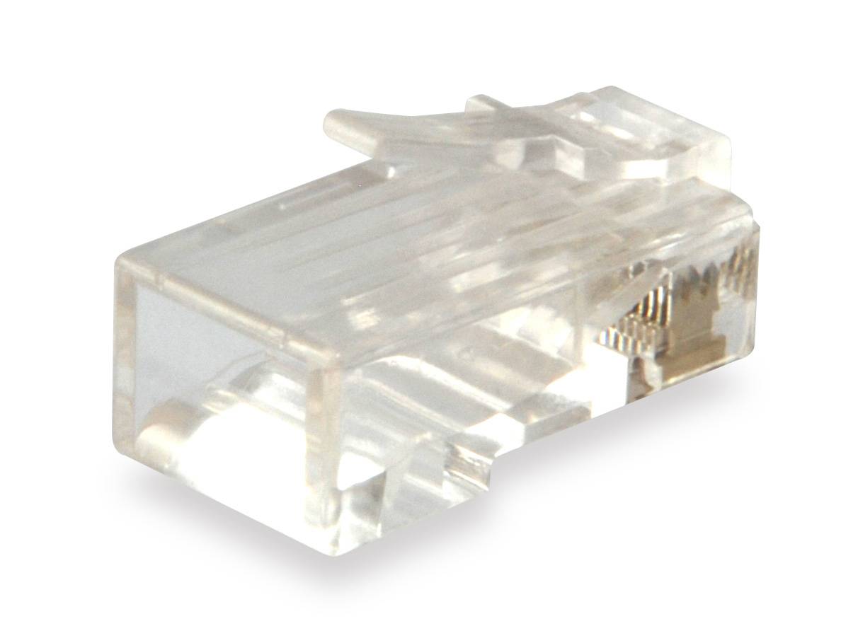 Klarer Kunststoff Ethernet-Kabelstecker