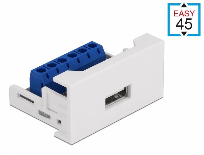 Delock - Easy 45 - Einrastmodul - USB - 1 Modul