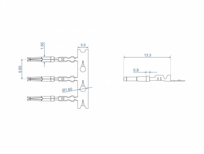 Delock - Kräusenführungsstift (Packung mit 40)