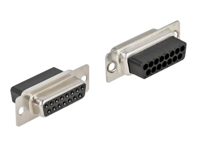 Delock - Serieller Anschluss - DB-15 (W) (Packung mit 4)
