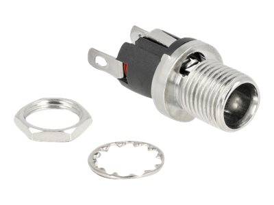 Delock - Netzanschluss - DC-Anschluss 5,5 mm x 12 mm (Innendurchmesser: 2,5 mm)