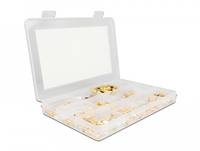 Delock Steckersatz für Kabel - 120 Teile - Crimpbox 120 pieces 50 Ohm with SMA -