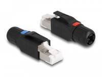 Delock - Netzwerkanschluss - RJ-45 (M) - CAT