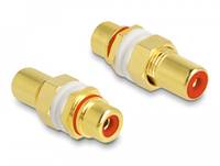 Delock Invertieradapter - RCA weiblich zu RCA weiblich - Gold