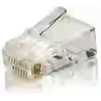 Equip 121143, RJ-45, Transparent, Cat6, Gold, 160 g, 11,7 mm Equip 121143, RJ-45, Transparent, Cat6, Gold, 160 g, 11,7 mm