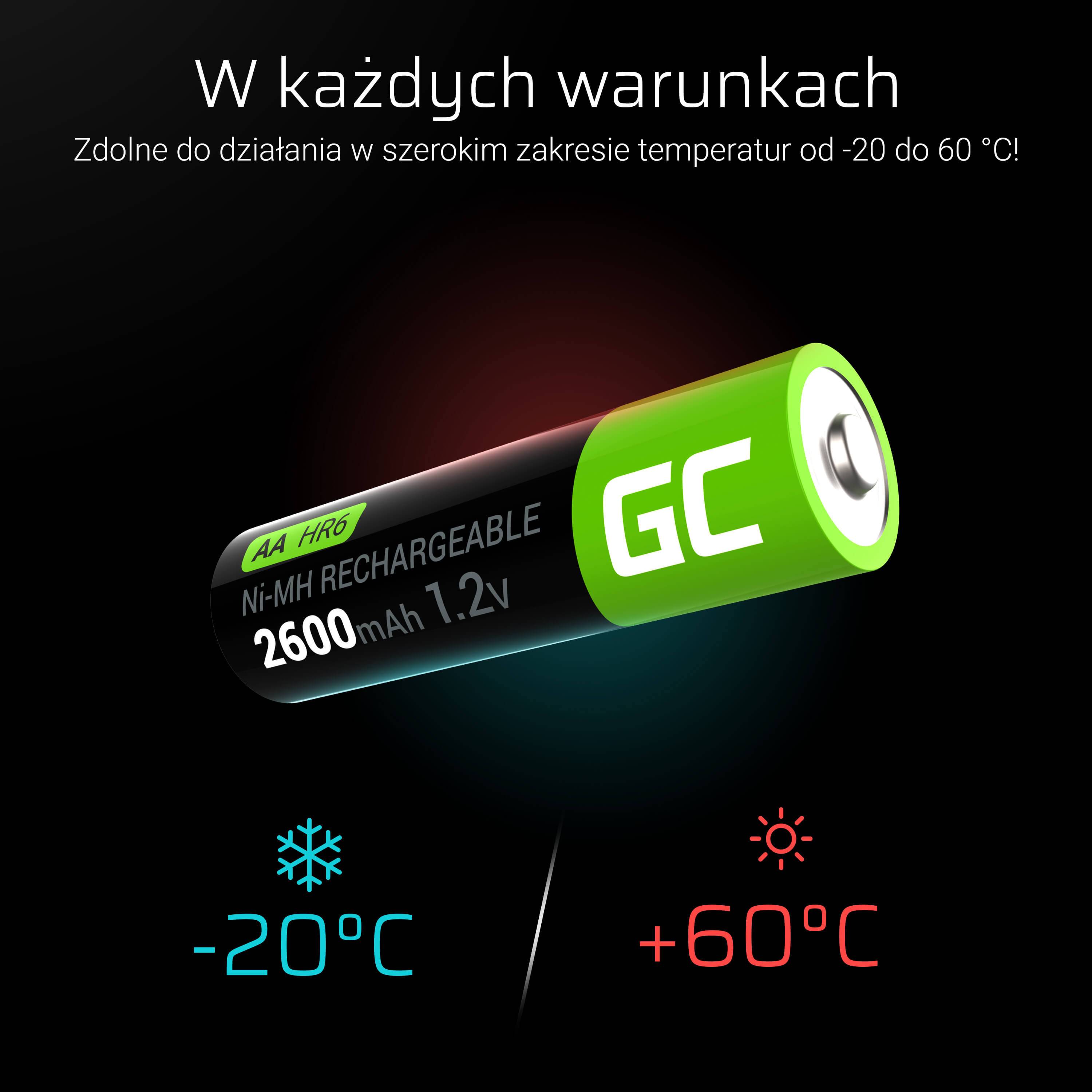 Green Cell HR6 - Batterie 4 x AA-Typ - NiMH - (wiederaufladbar)
