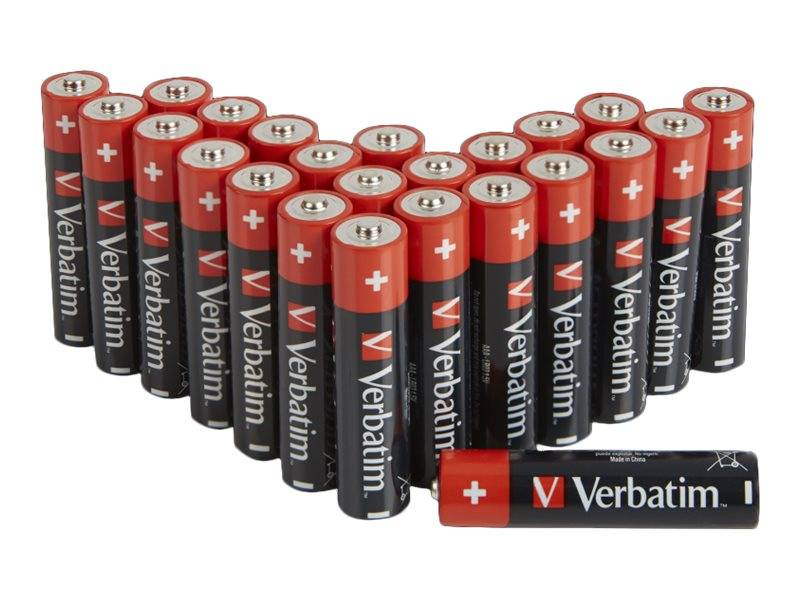 Verbatim Batterie 24 x AAA / LR03 - Alkalisch